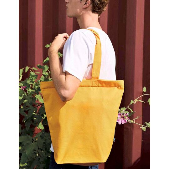 Panama Bag With Zipper - okay orange-733