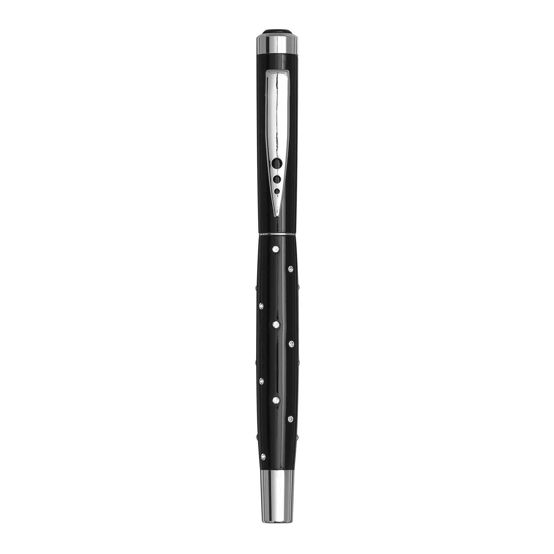 Tintenroller RIGA - schwarz - silber-123