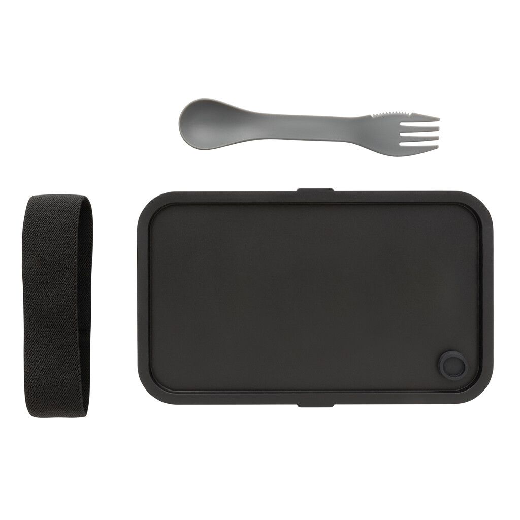 GRS RPP Lunchbox mit Göffel - grau-404