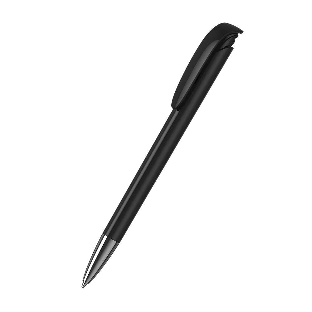 Druckkugelschreiber Jona high gloss Mn - schwarz-512