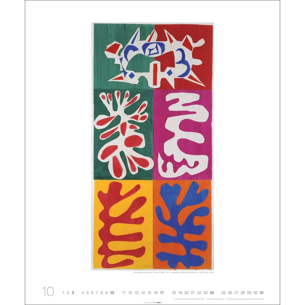 Henri Matisse Edition - Kunst & Kultur Kalender-301