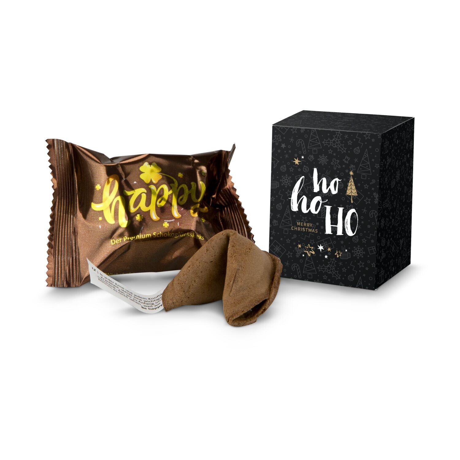 Glückskeks Weihnachten Schokolade-628