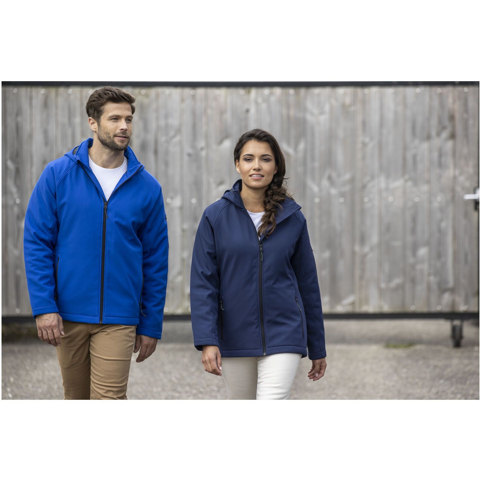 Notus wattierte Softshell Damenjacke - blau - XS-70