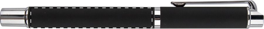 Veredelungsposition Rollerball-Korpus - links vom Clip