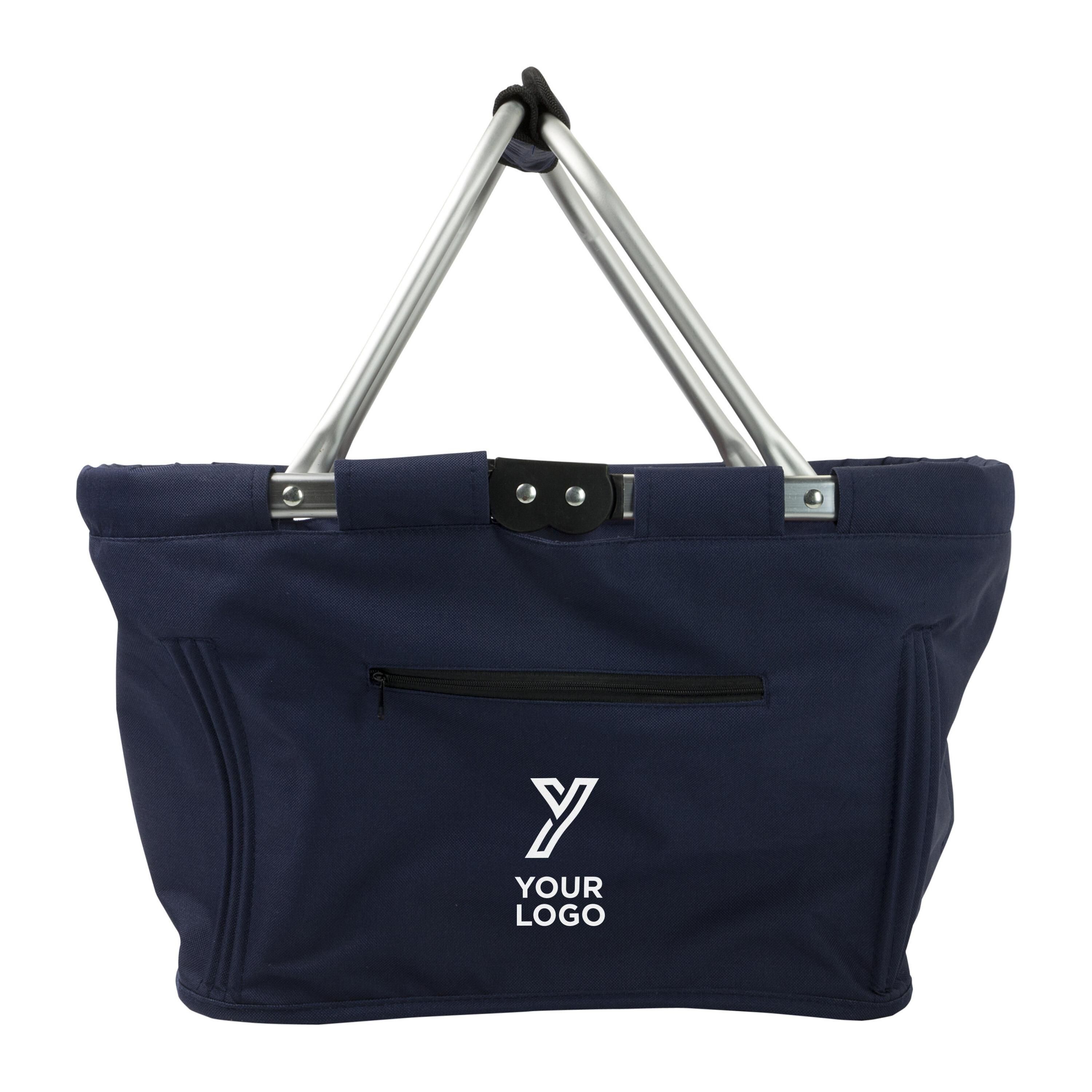 Einkaufskorb aus Polyester Nadine - blau-839