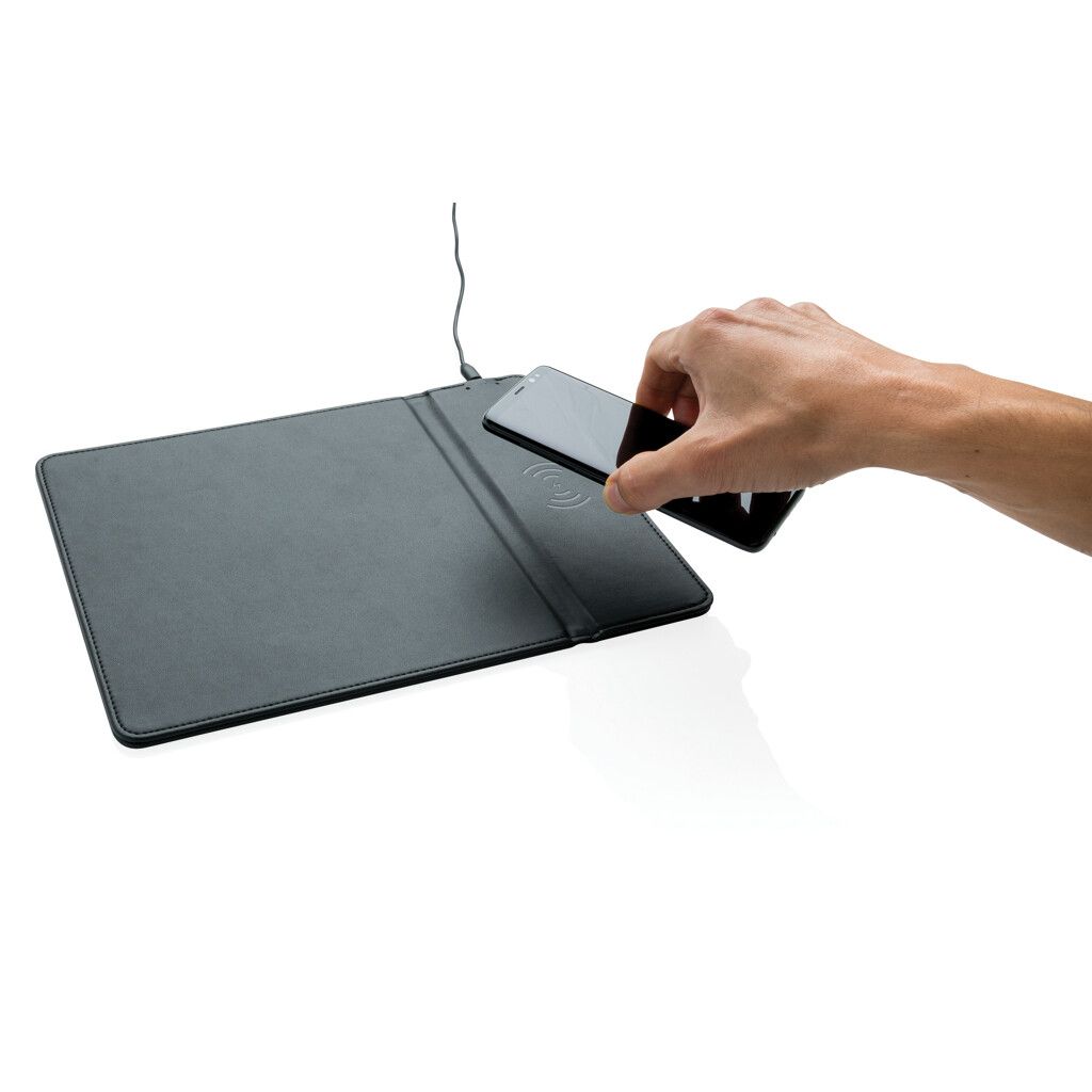 Mousepad mit Wireless-5W-Charging Funktion - schwarz-483