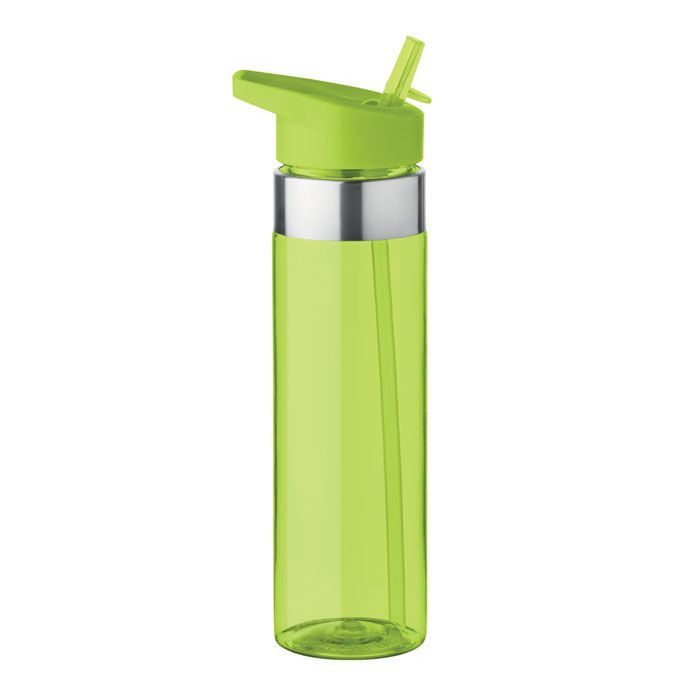 Trinkflasche Tritan 650 ml SICILIA - transparent limettengrün-608