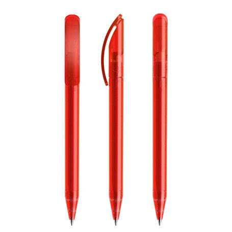 prodir DS3 TFF Twist Kugelschreiber gefrostet - rot-549
