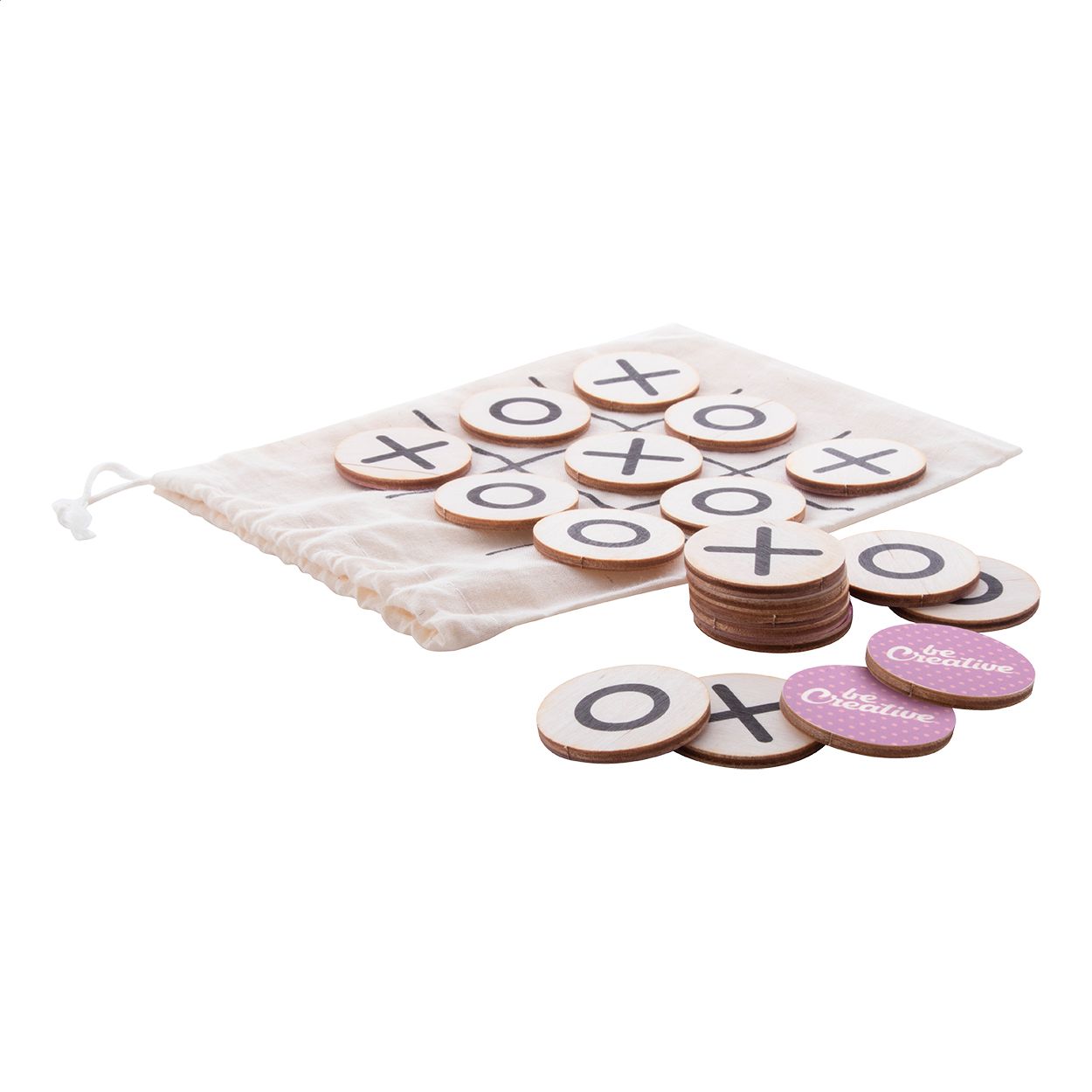 Tic-Tac-Toe-Spiel OXO Creative - natur-327