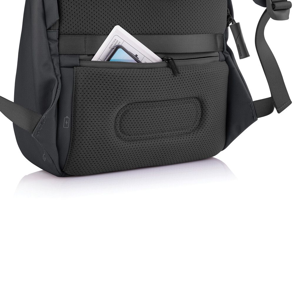 Bobby Soft, Anti-Diebstahl-Rucksack - schwarz-507