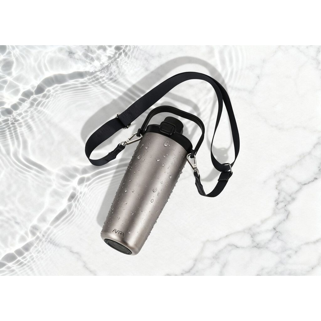 Avira Ayala Crossbody Duosip Becher aus RCS rec. Stahl - silber-81