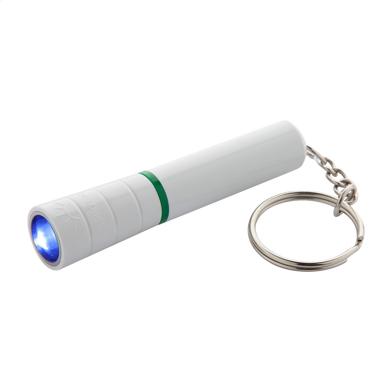 Mini-Taschenlampe Waipei - grün - weiß-912