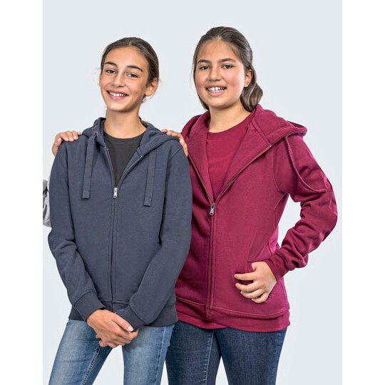 Kids´ Premium Hooded Jacket - grey melange-19