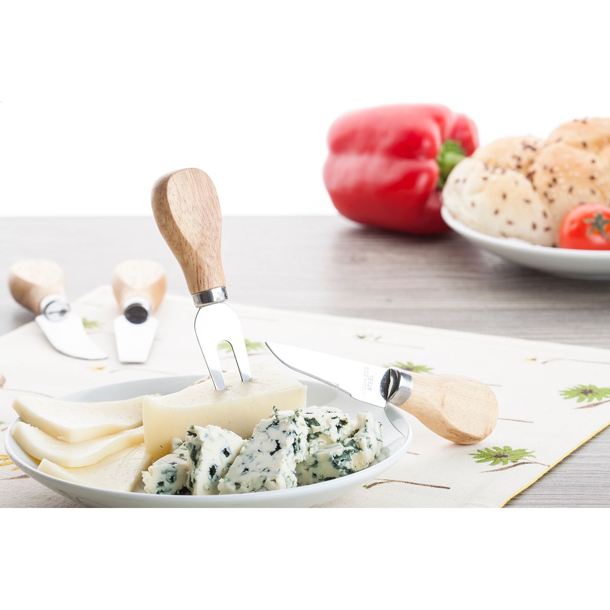 Käsemesser-Set Koet - natur-816