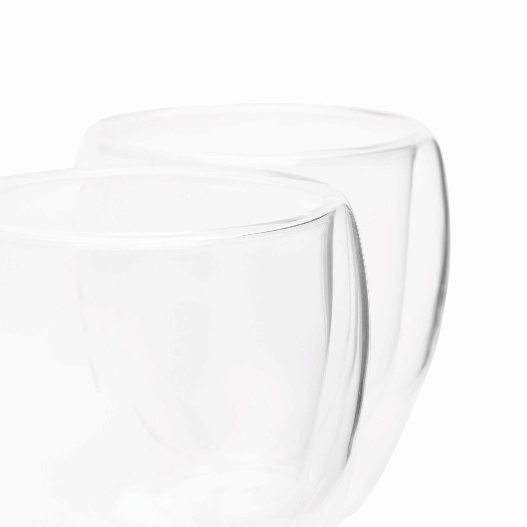 Gläser-Set, doppelwandig: 2er Set DRINK LINE M - transparent-271
