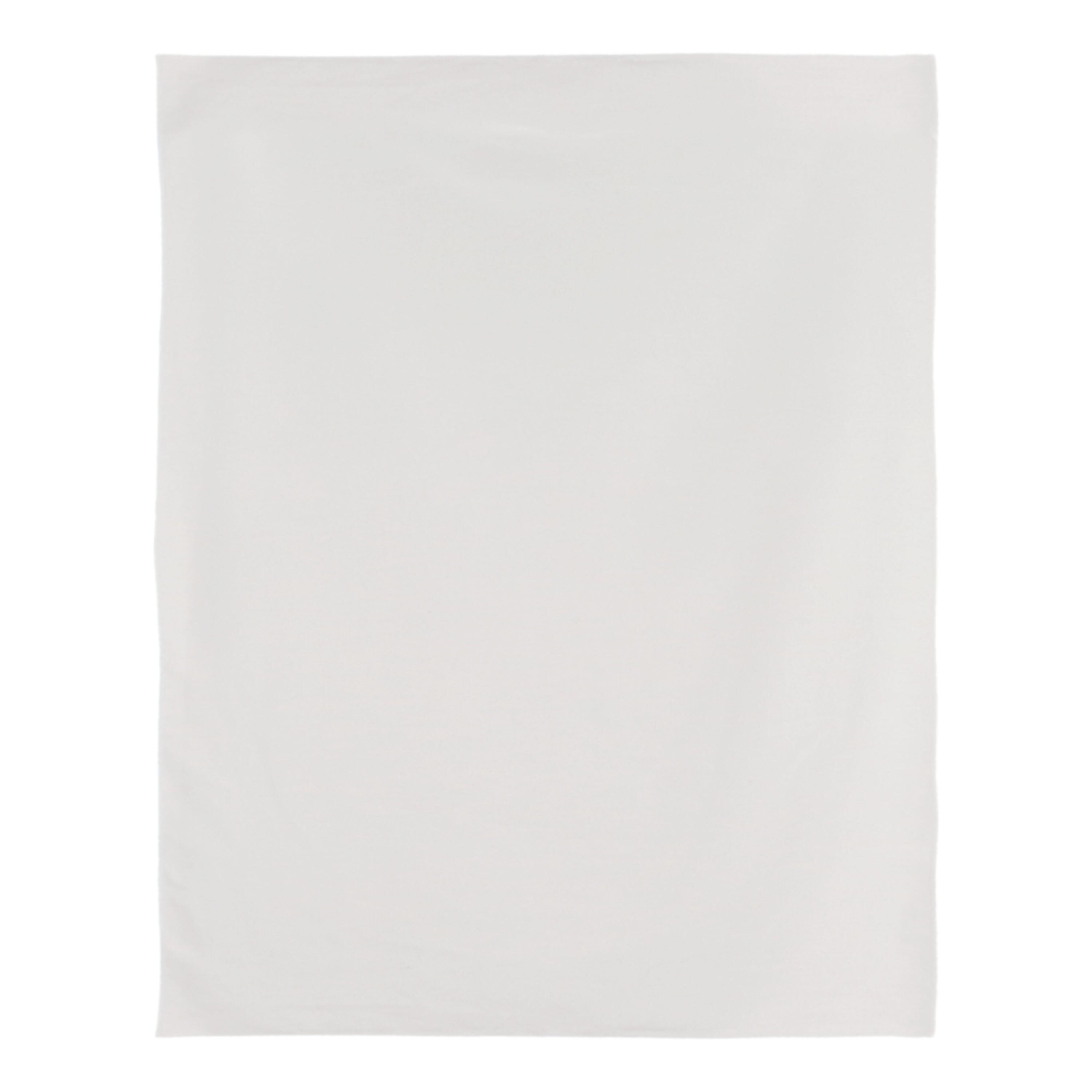 Polarfleece-Decke OEKO-TEX® Sublimation 120 x 150 cm 190 g/m² - weiss-608