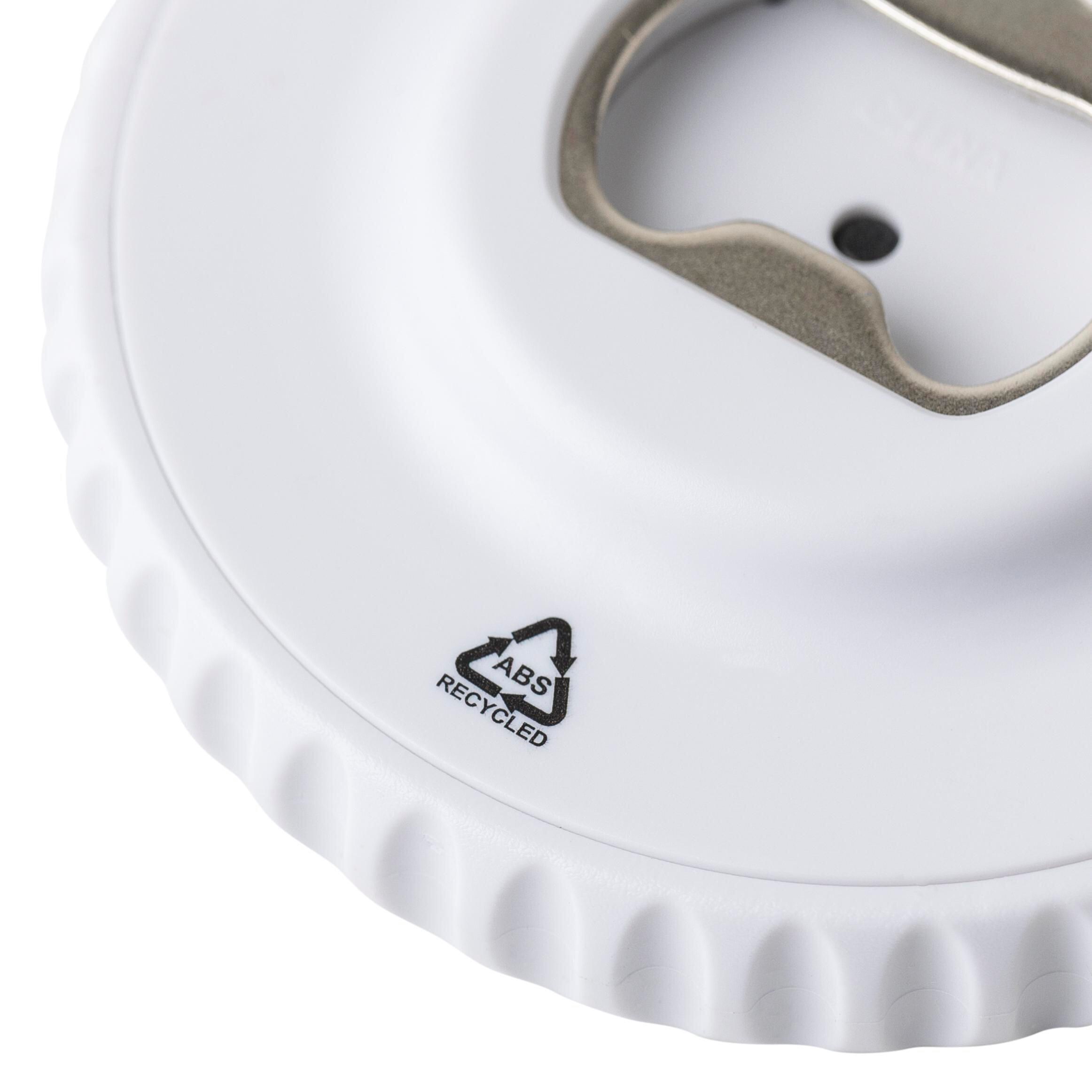 Recycelter mechanischer Würfel aus ABS-Kunststoff Cian - weiß - schwarz-173