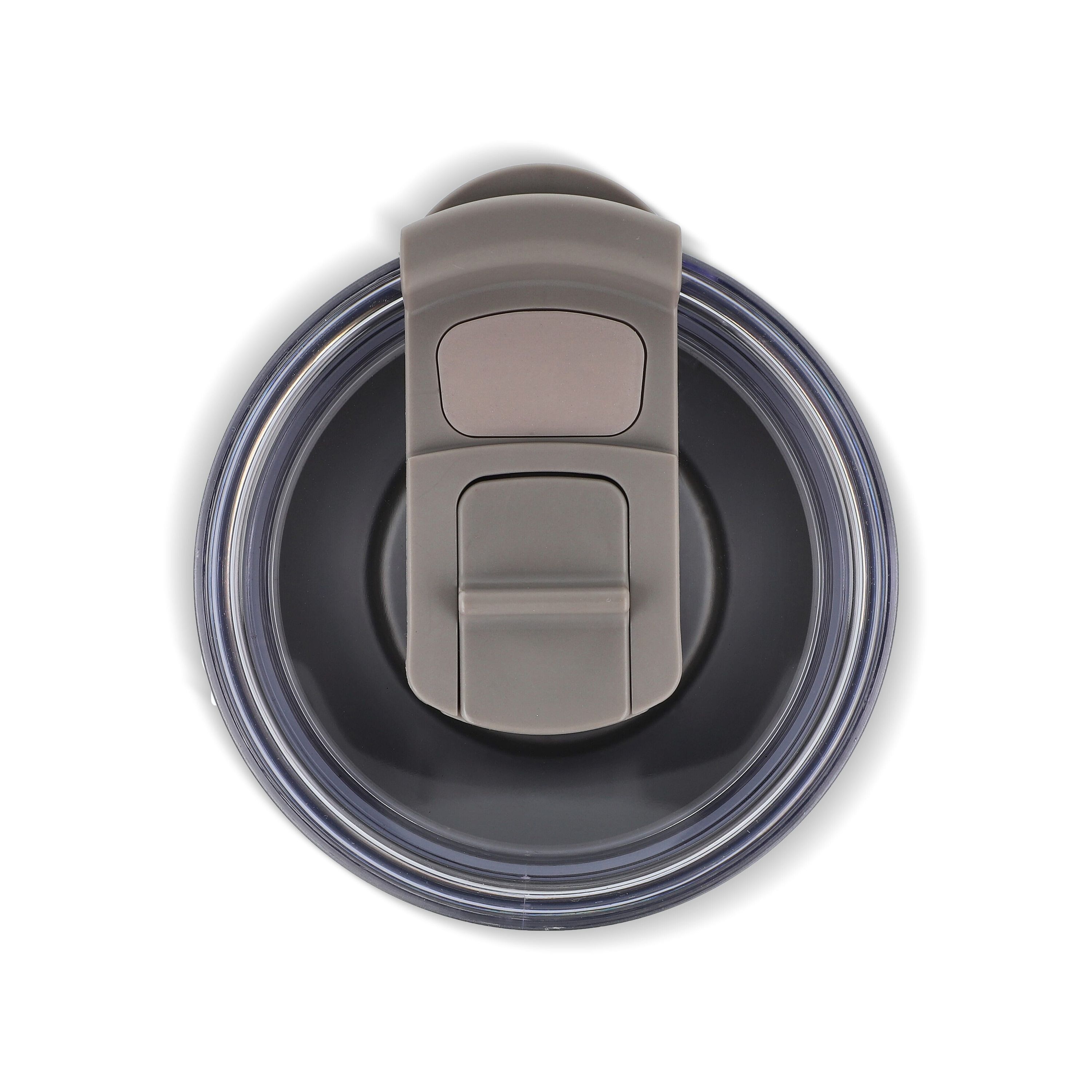 doppelwandiger Norden-Trinkbecher aus Edelstahl mit Strohhalm, 600 ml - beige-880