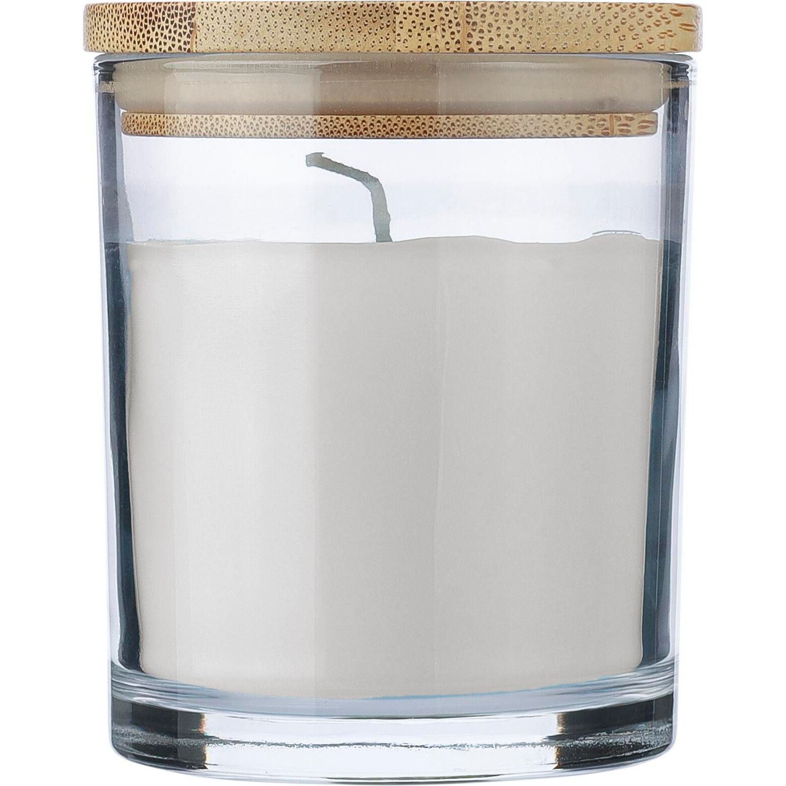 Glaskerze Riven - weiß-200