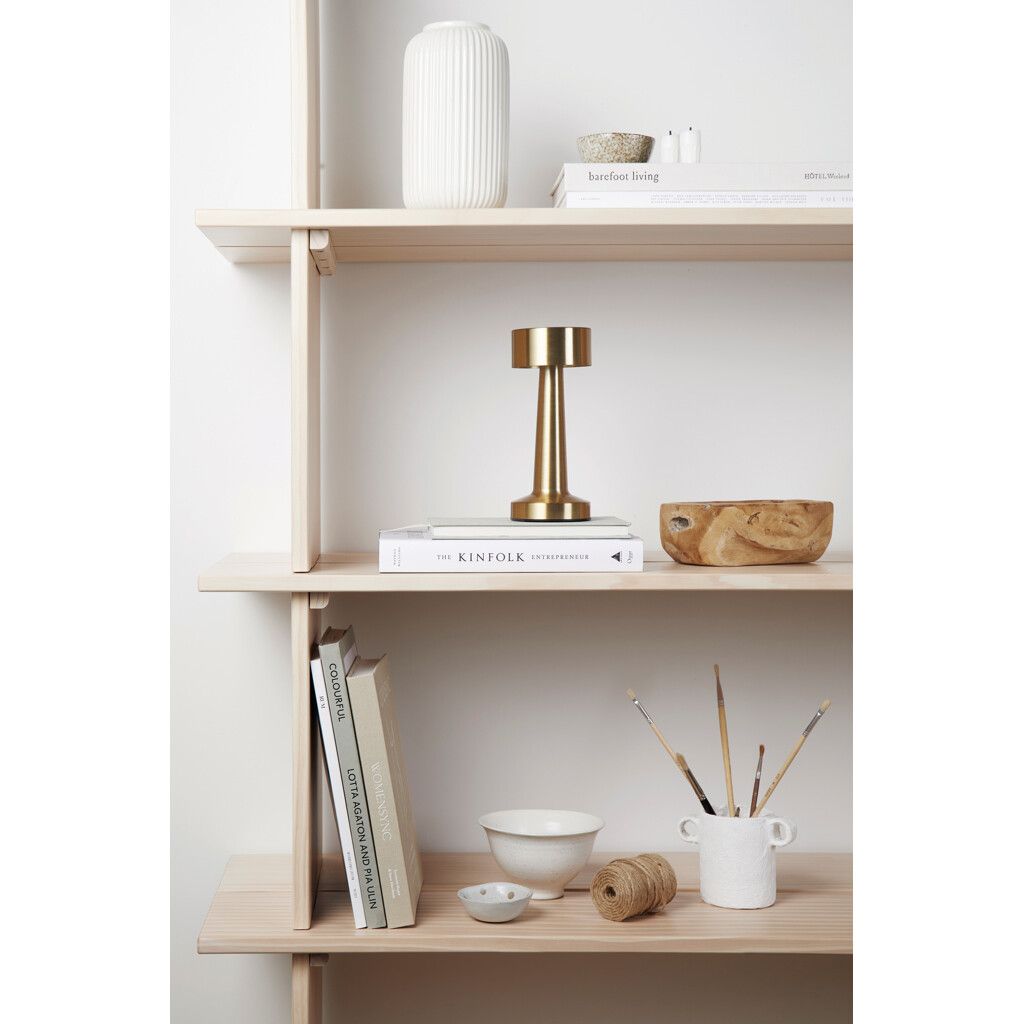 VINGA Maris Tischleuchte aus RCS recyceltem ABS - gold-866
