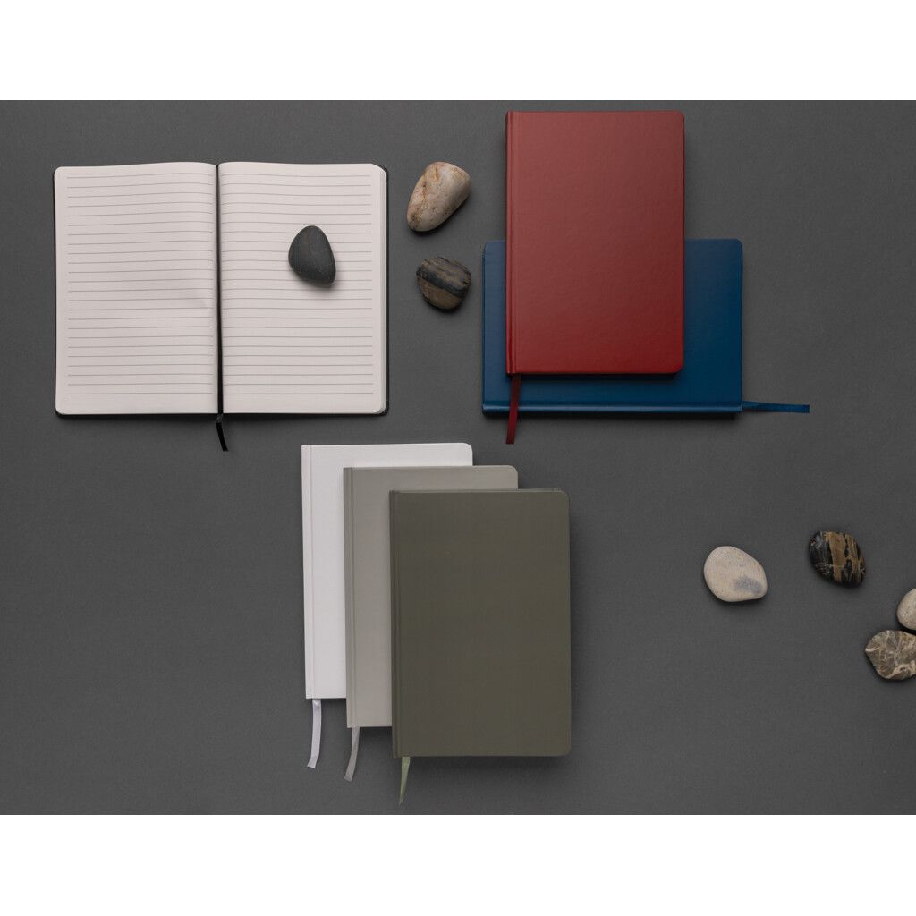 A5 Impact Steinpaper Hardcover Notizbuch - schwarz-945