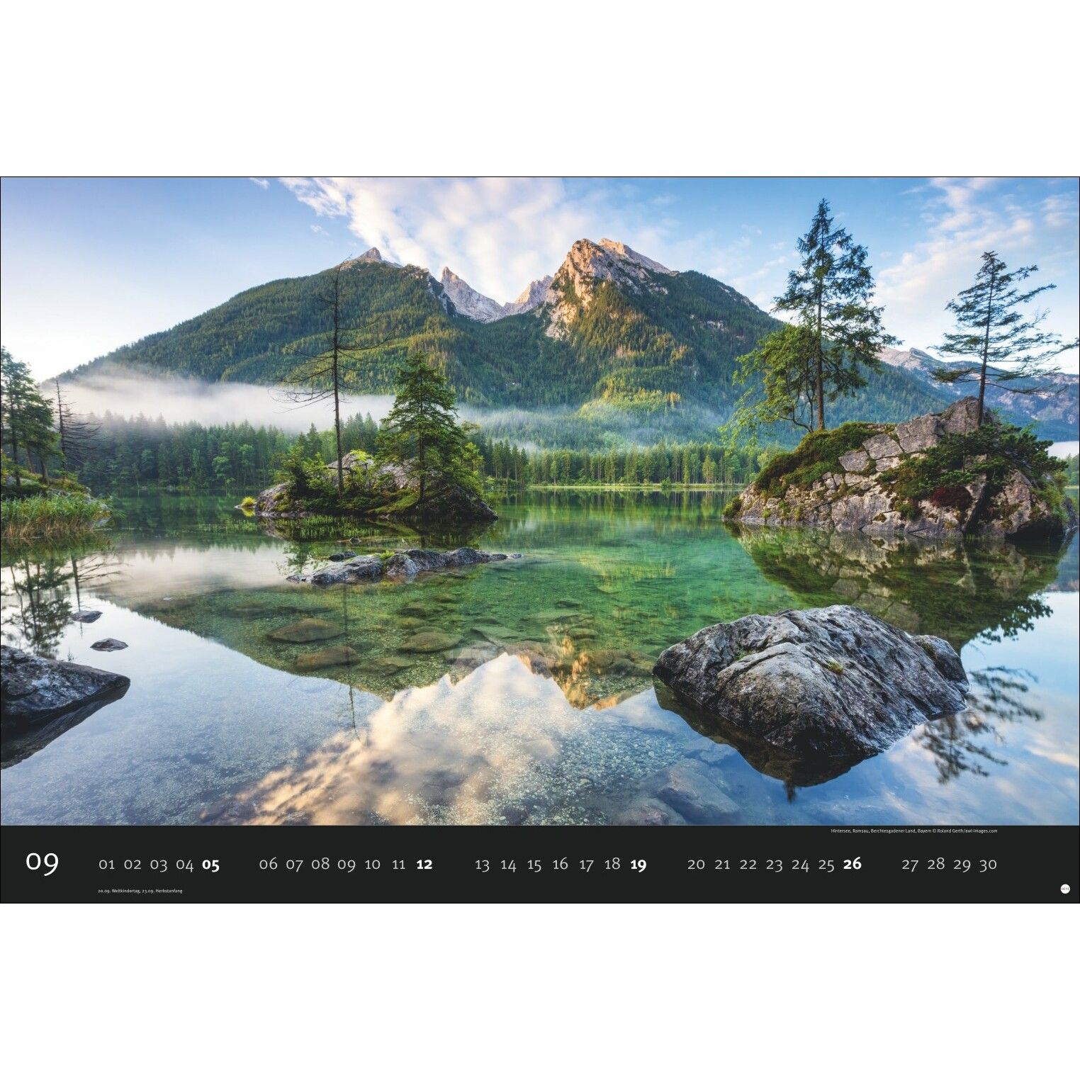 AvH Deutschlands Naturparadiese - Landschaft & Natur Kalender-366