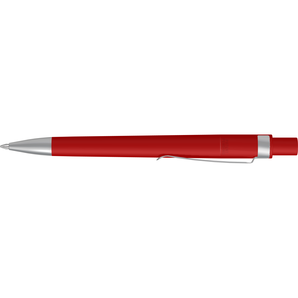 Recycled Pet Pen Core F Si Druckkugelschreiber - rot-730