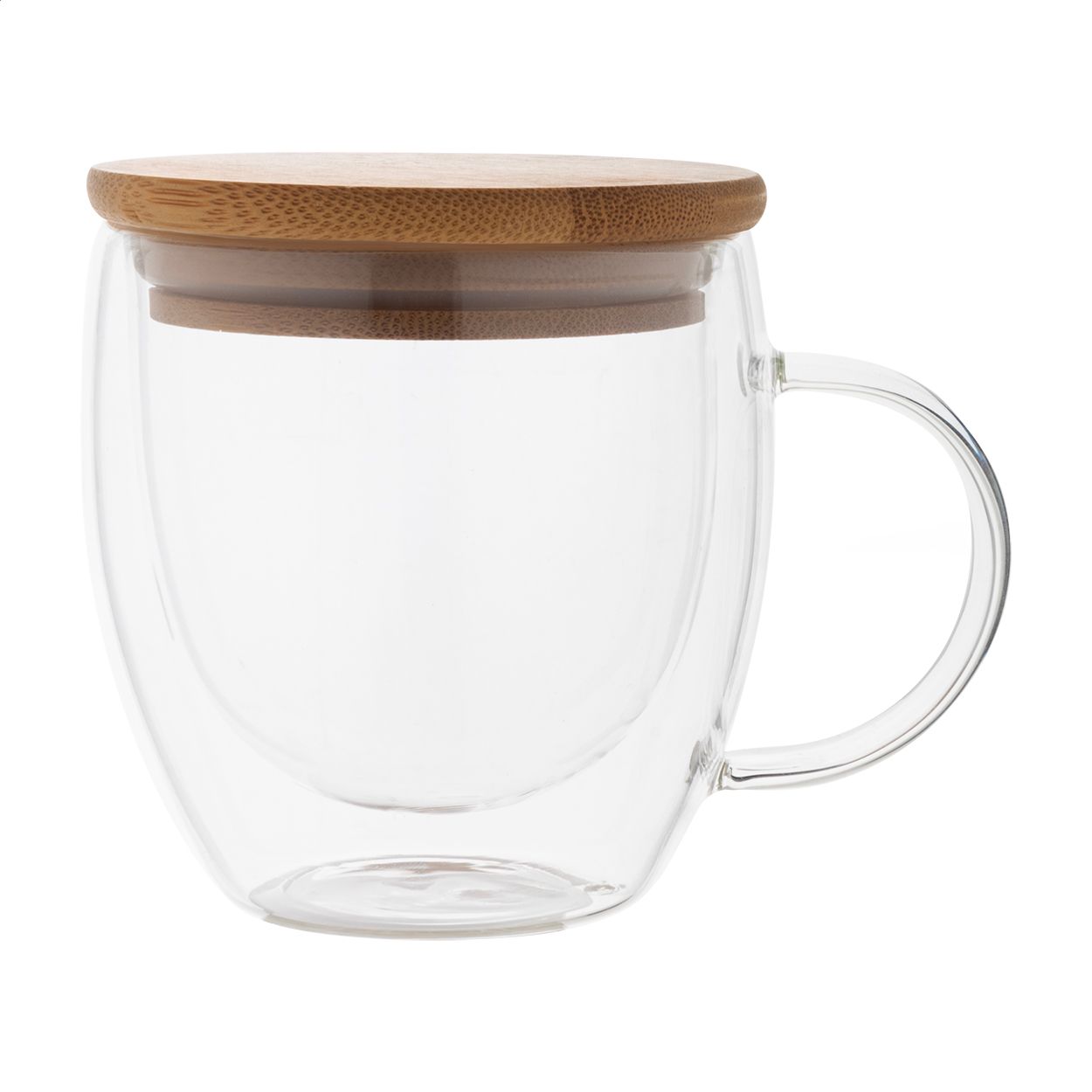 Grobina Mini Thermotasse aus Glas - transparent - natur-711