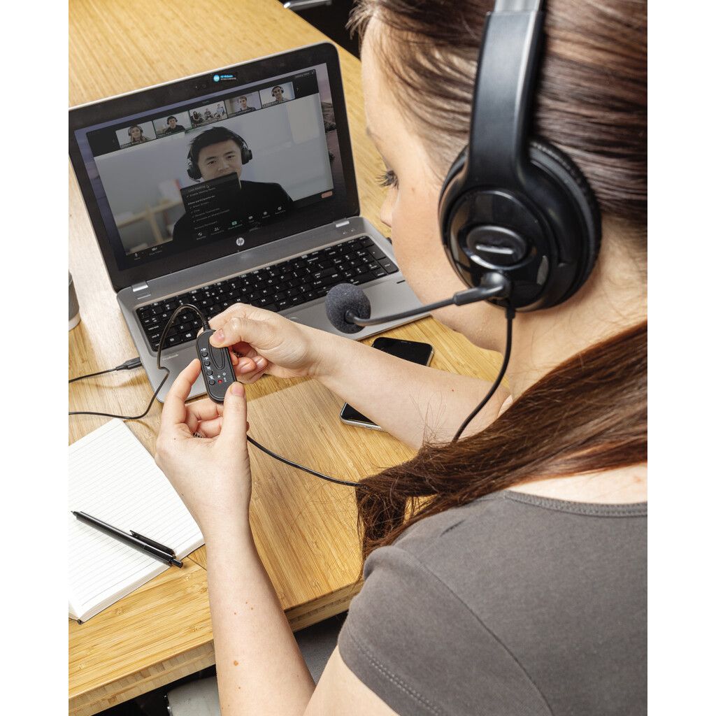 Over-Ear Headset mit Kabel - schwarz-734