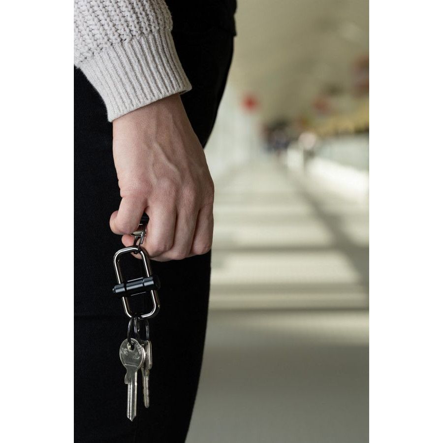 Schlüsselanhänger 2-WAY KEY - gunmetal - schwarz-538