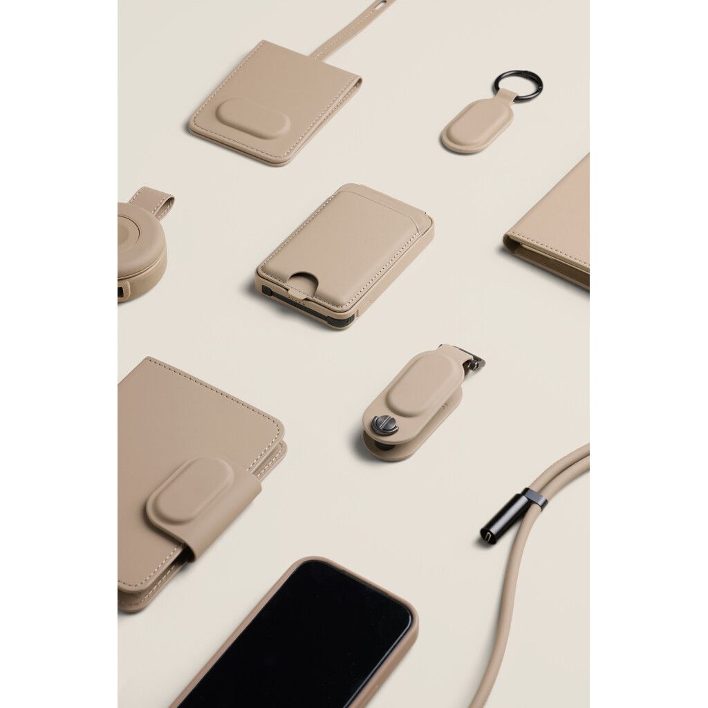 VINGA Baltimore RCS Passport Cover mit Dual-Finder - greige-229
