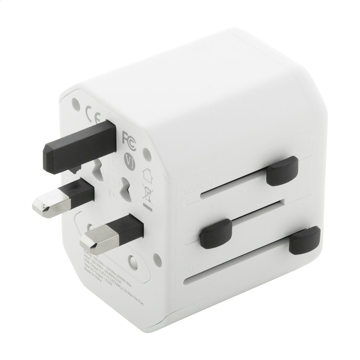 Reiseadapter Jetsetter - weiß-455