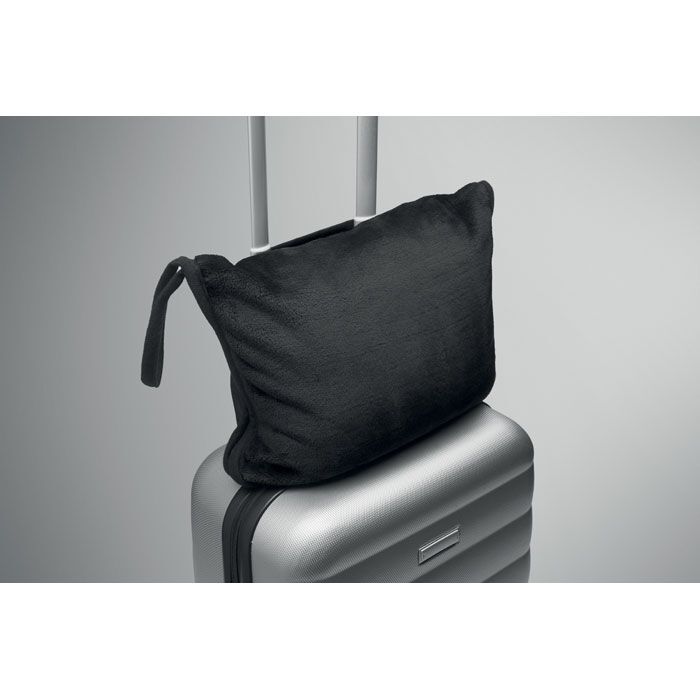 Reisedecke Flanell 220g/m² COZY - schwarz-69