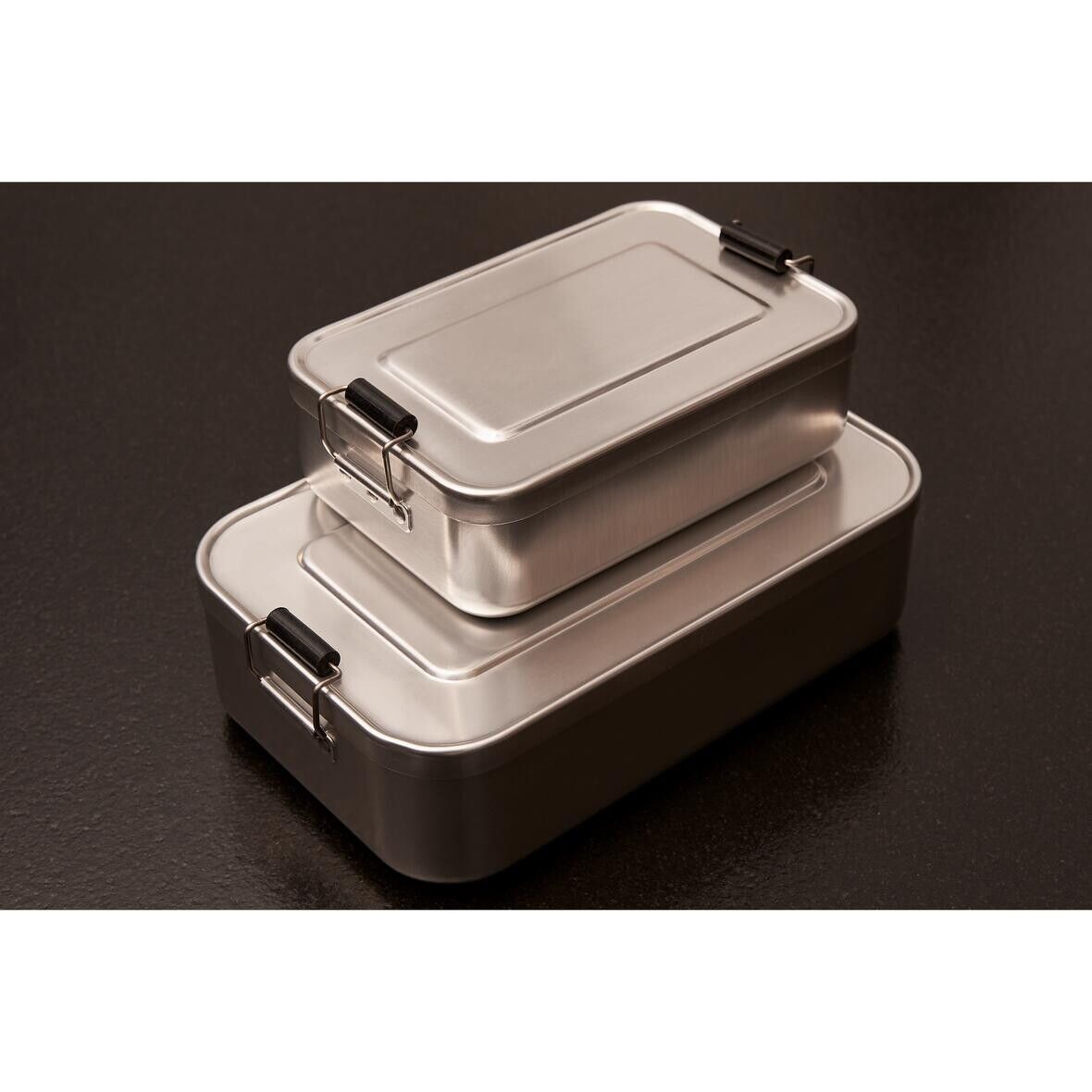 Vorratsdose Aluminium, groß - silber-658