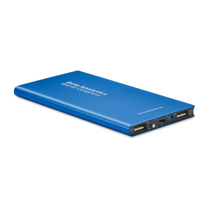 Powerbank 8000 mAh POWERFLAT8 - königsblau-169