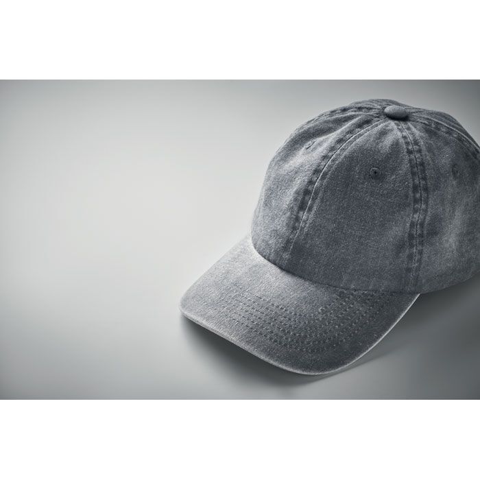 Baseball Kappe 6 Panels BEAU - grau-438