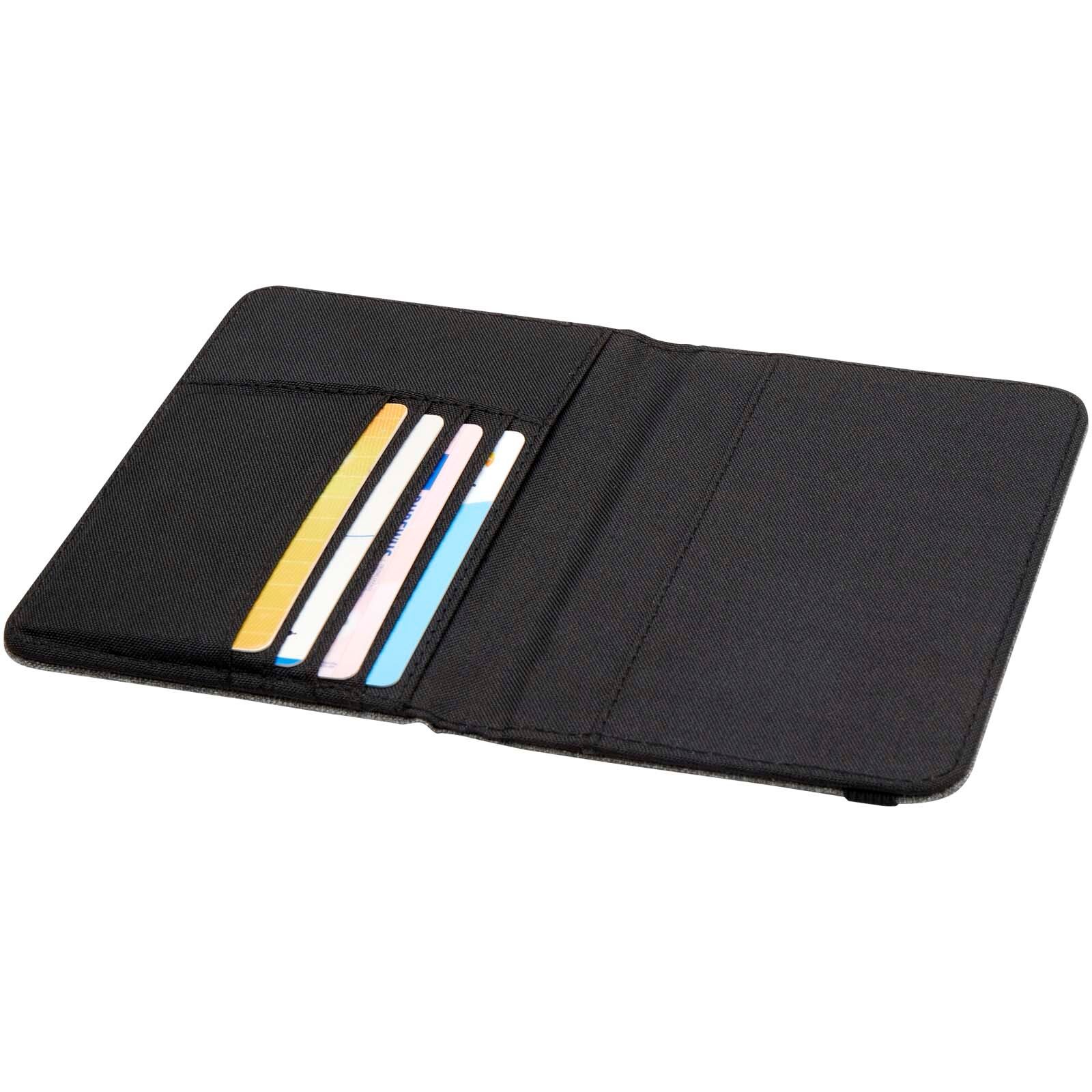 Ross GRS RPET RFID-Reisepasshalter - heather grau-805