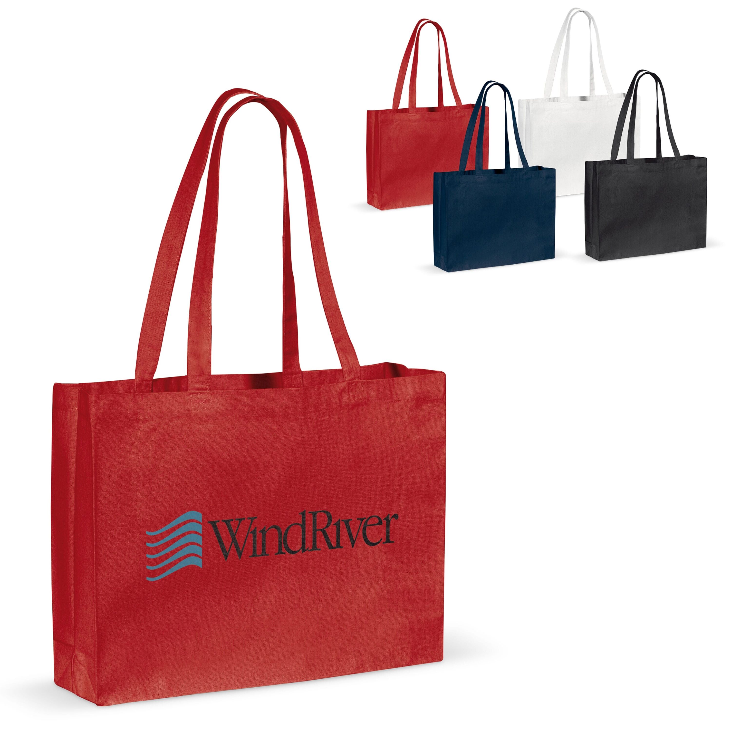 Umhängetasche canvas OEKO-TEX®270g/m² 45x10x33cm - dunkelblau-617
