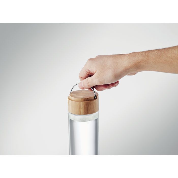 Trinkflasche Glas 500ml AMELAND - transparent-788