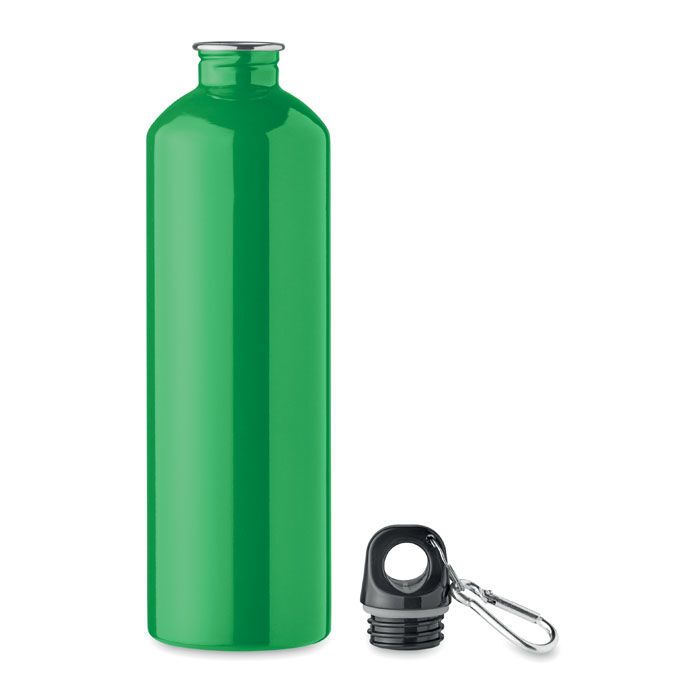 Trinkflasche recycelter 750 ml REBIG MOSS - grün-182