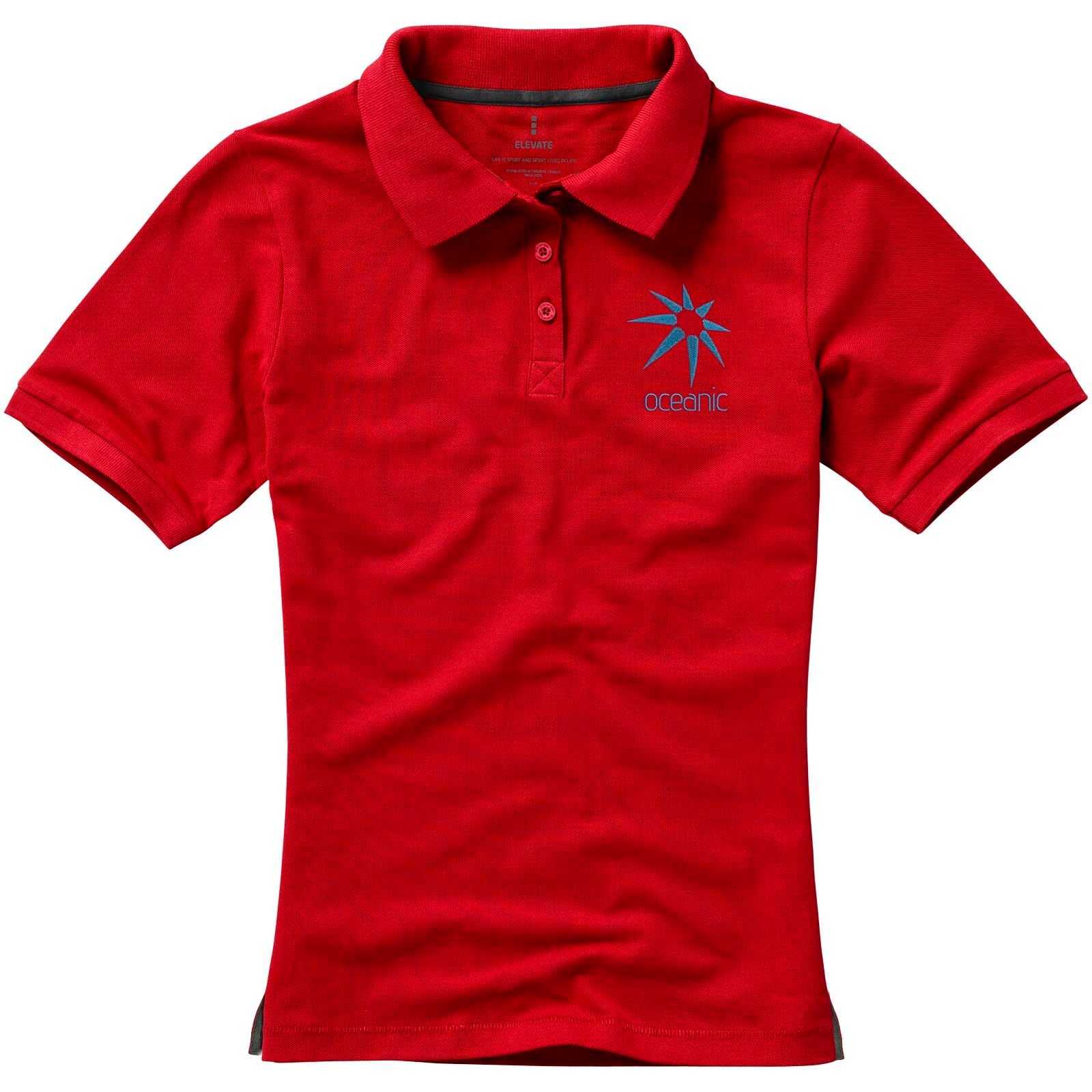 Calgary Poloshirt für Damen - rot - XS-568