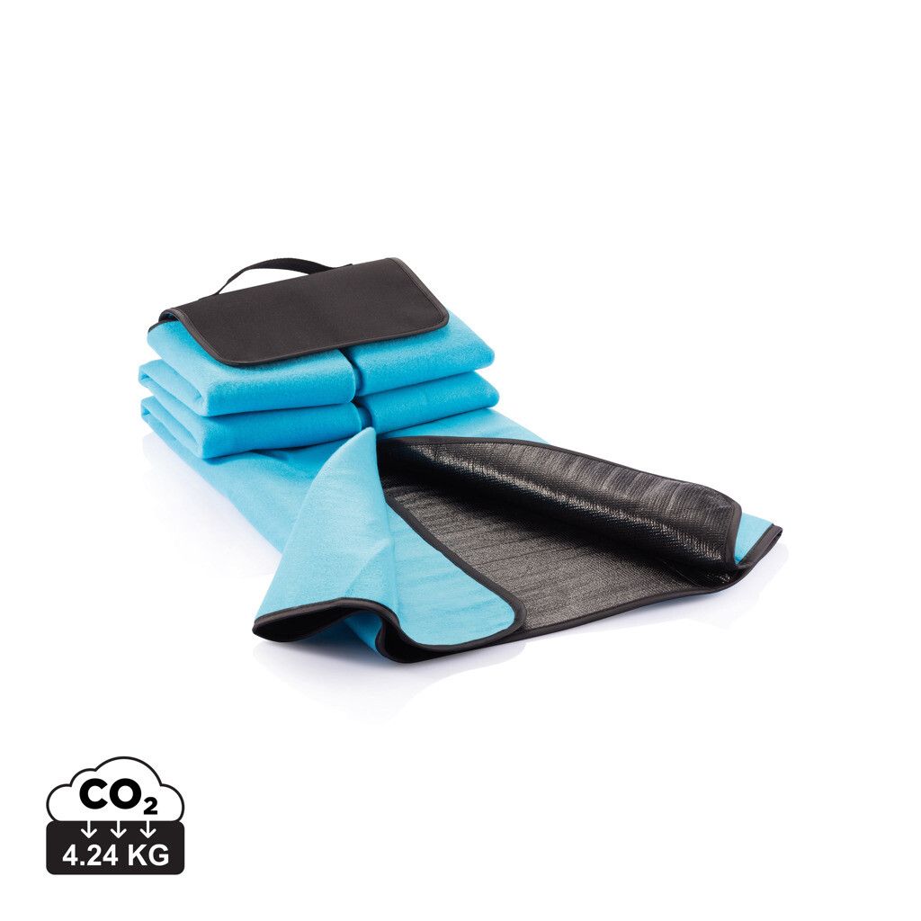 Picknickdecke - hellblau-893