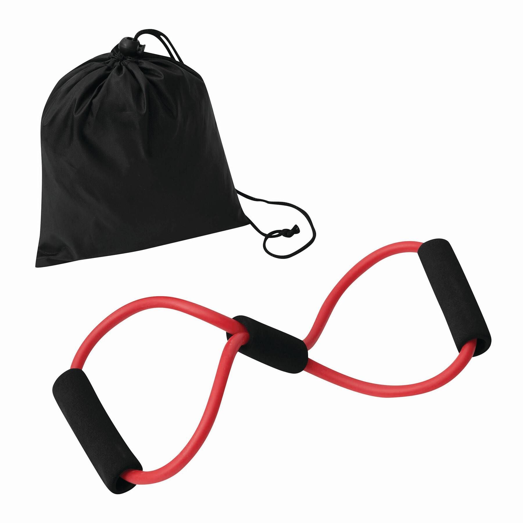 Fitnessband ELASTICAL - rot - schwarz-391