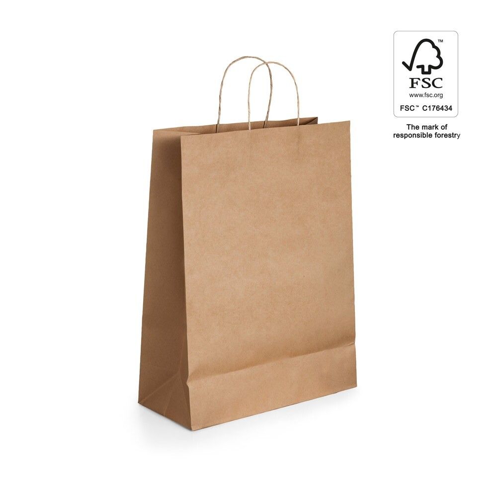TAYLA Tragetasche aus Kraftpapier (115 g/m²) - natur-646