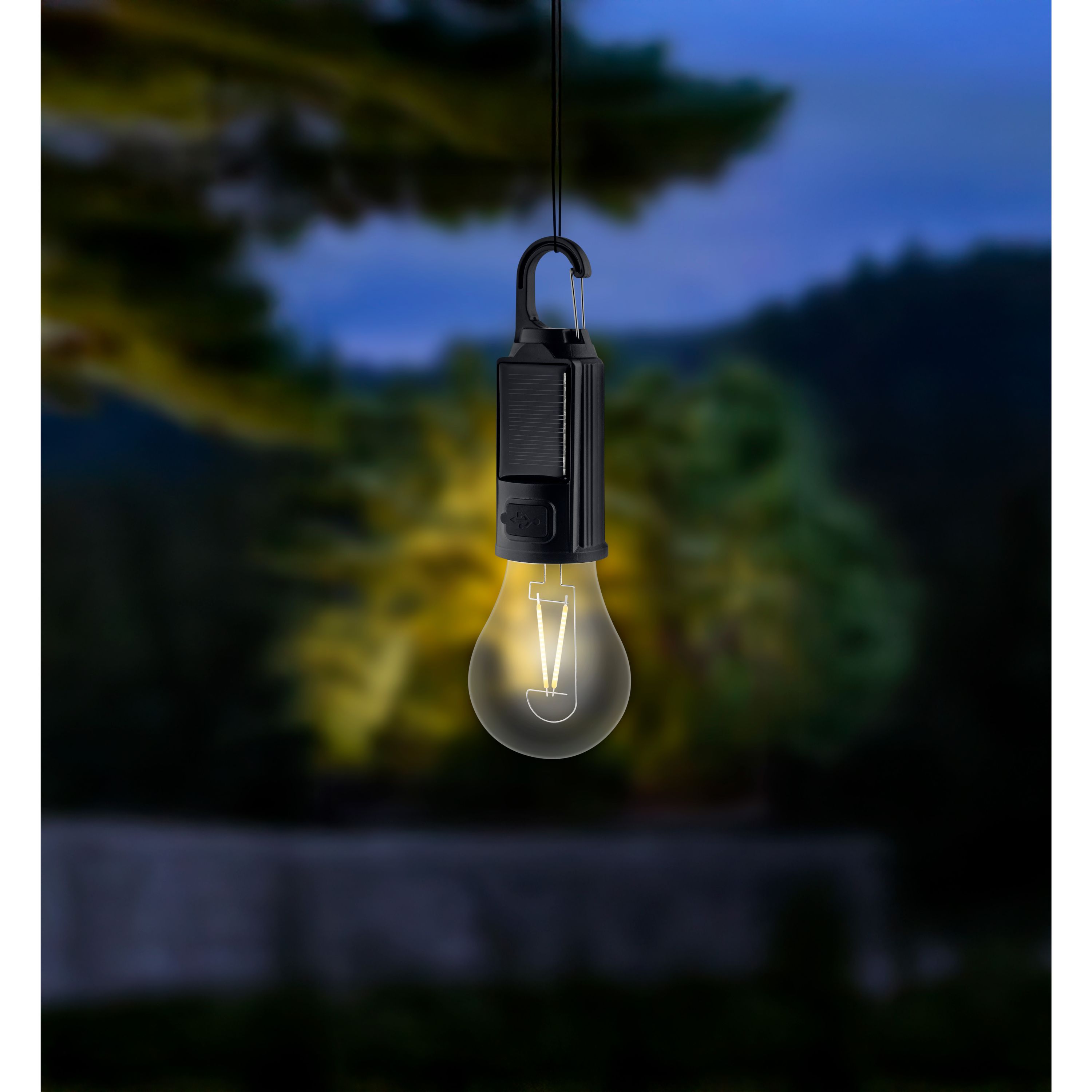 Metmaxx® Lampe "LuminaAuraSolar" - schwarz-512