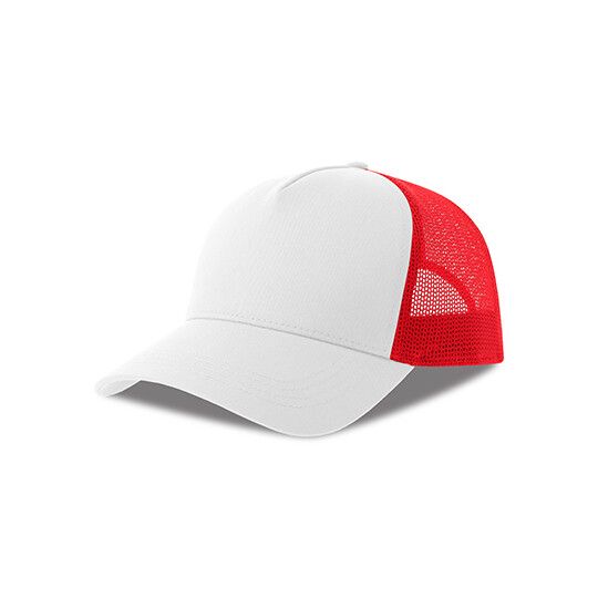 Rapper Cotton-S Cap - white - red-647