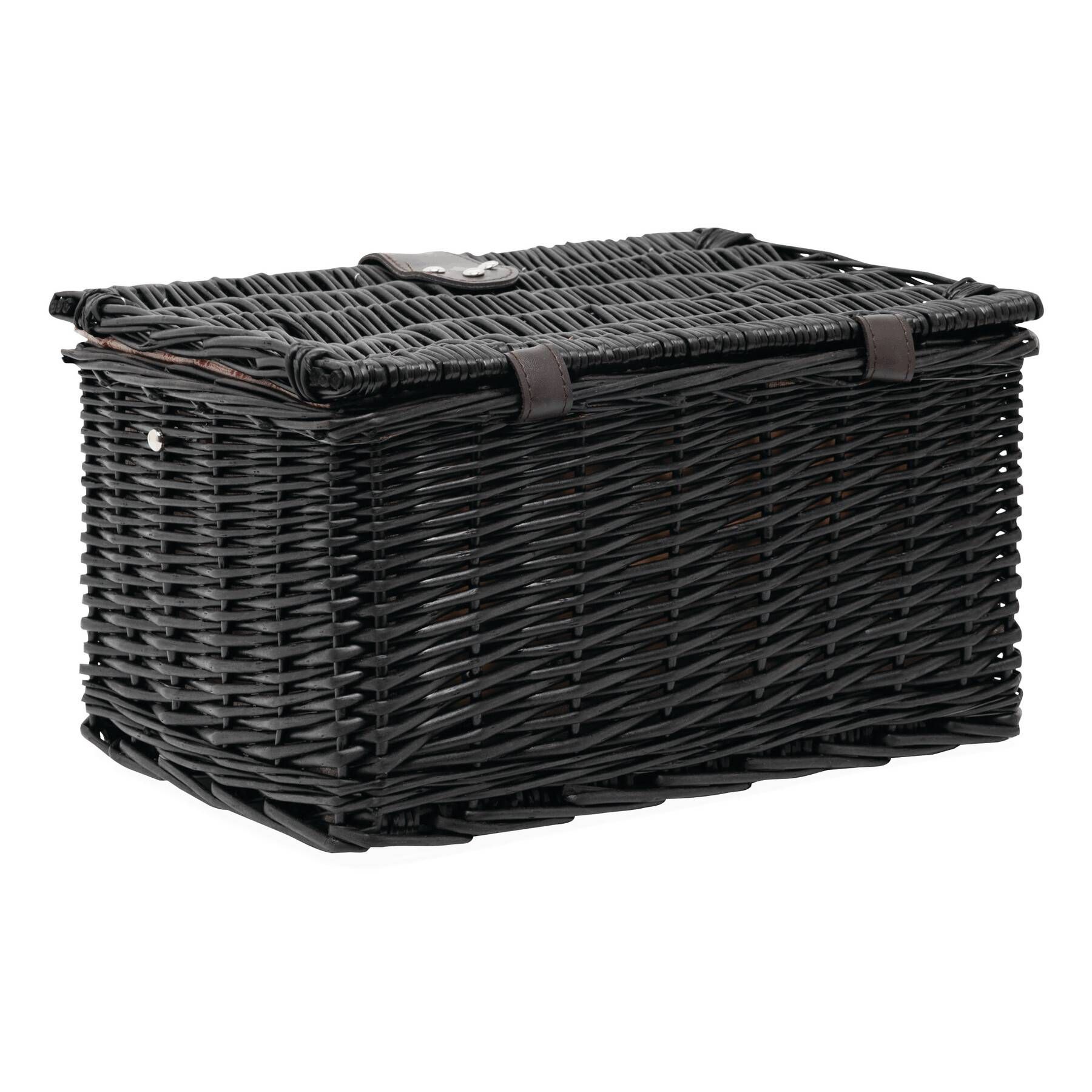 Weiden-Picknickkorb SUNSET PARK für 2 Personen - dunkelbraun-216