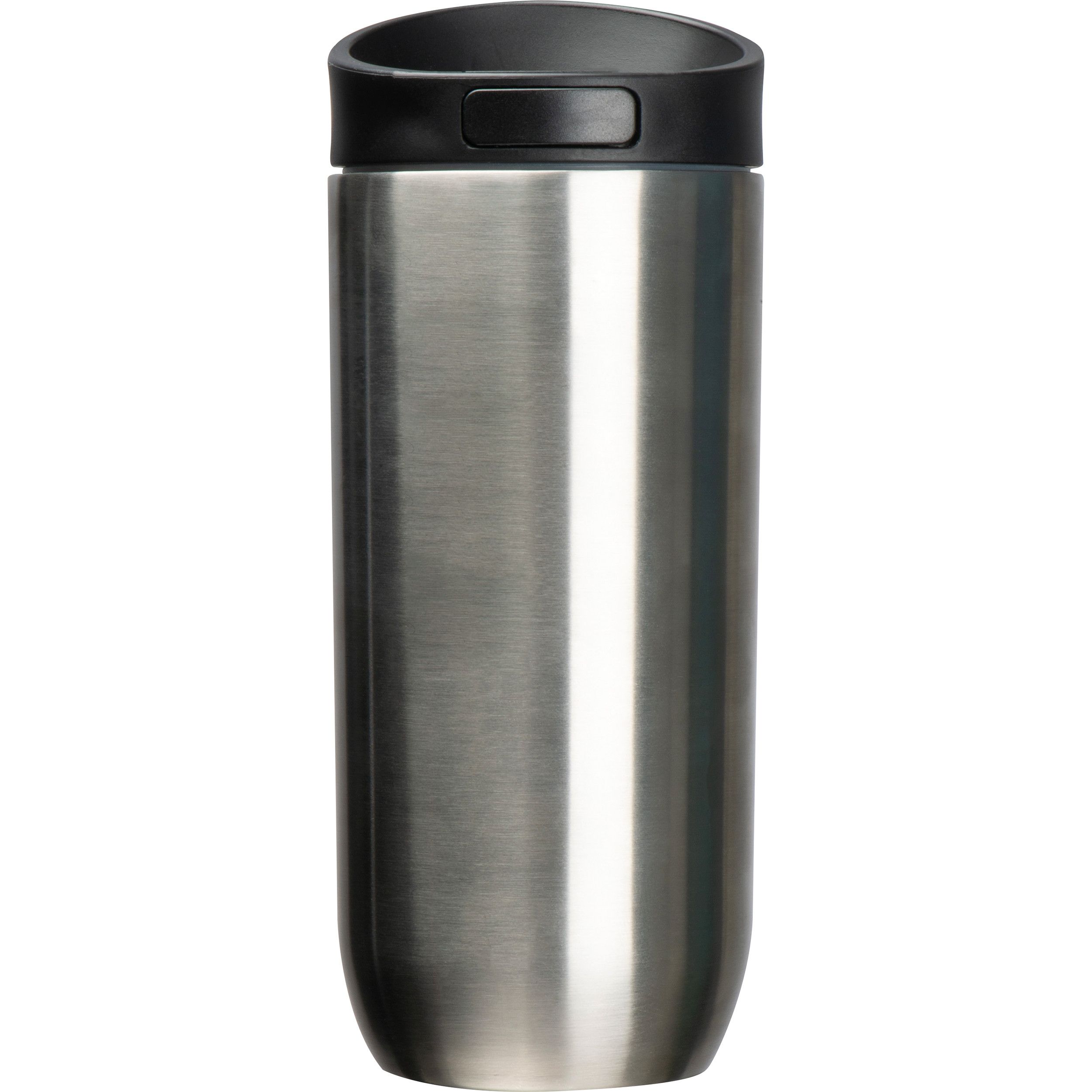 Isolierbecher 500ml mit Push-Button Verschluss - silbergrau-648
