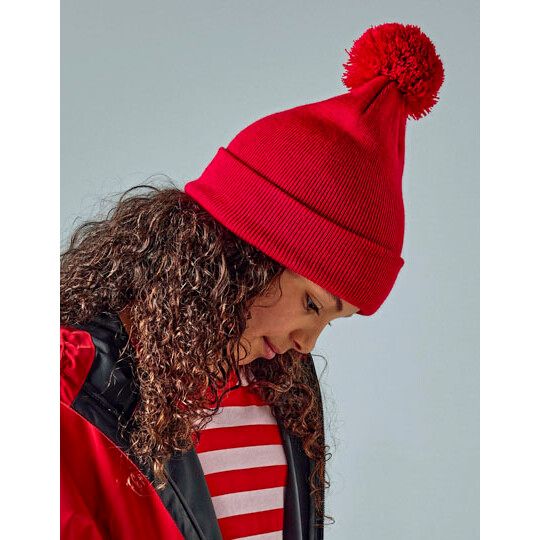 Junior Original Pom Pom Beanie - classic red-476