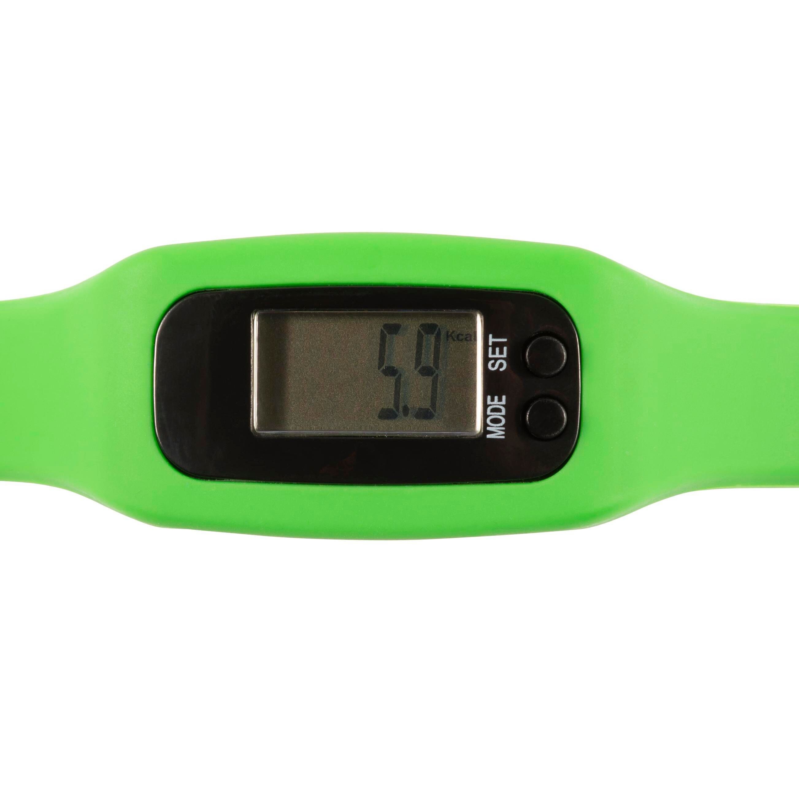 Schrittzähler mit Silikon Armband Tahir - schwarz-513